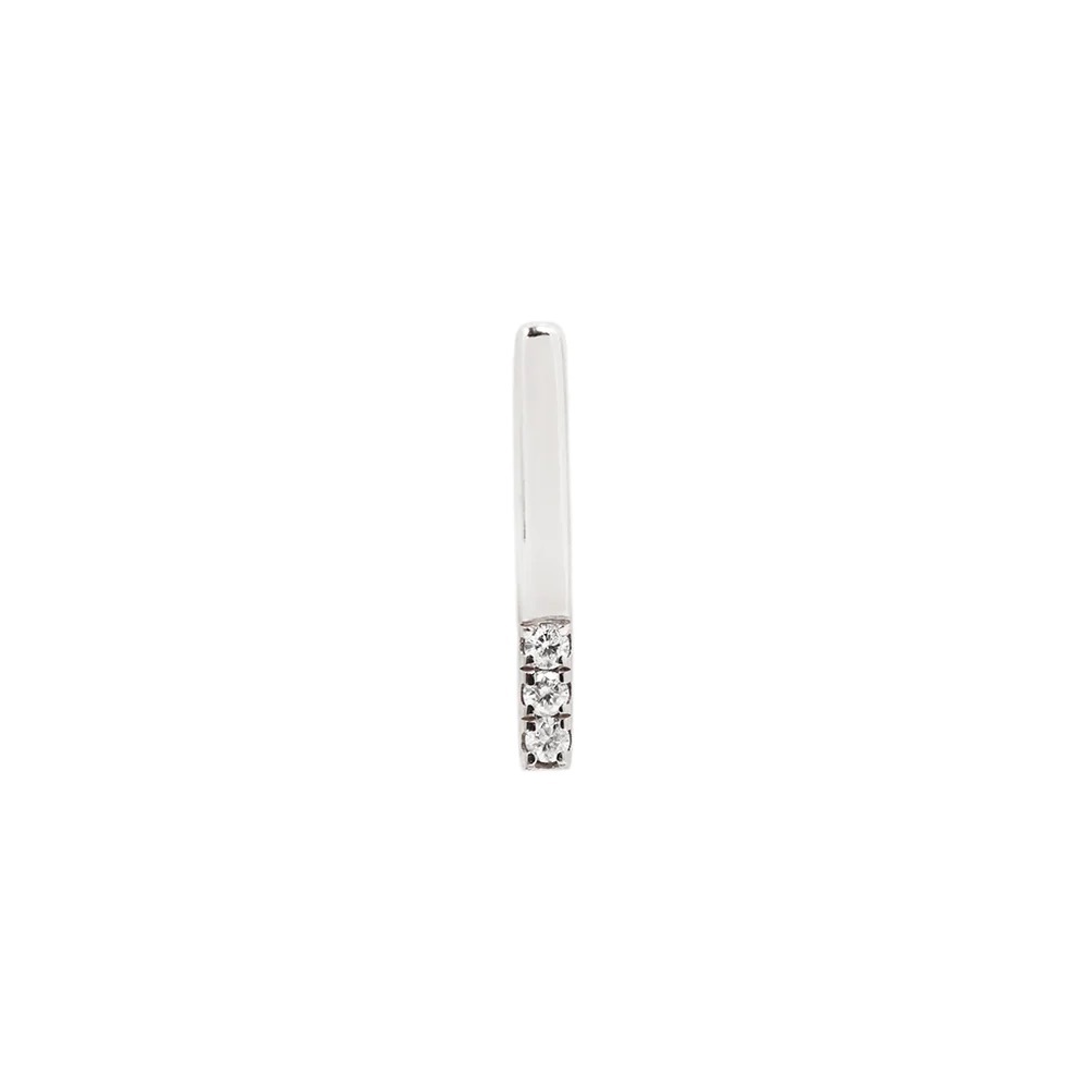 Buddha Jewelry Organics 14k white gold “Love Line” threadless end